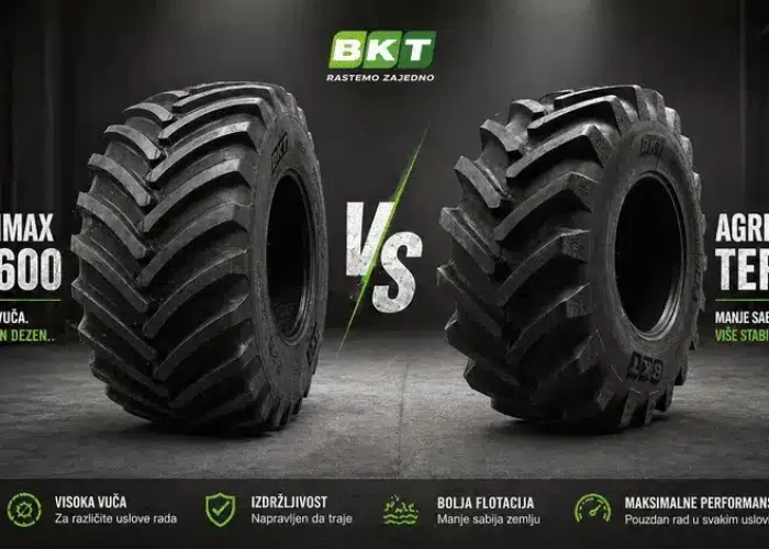Dilema pred žetvu: BKT RT600 ili Agrimax Teris CHO: koja je bolja guma za kombajn?